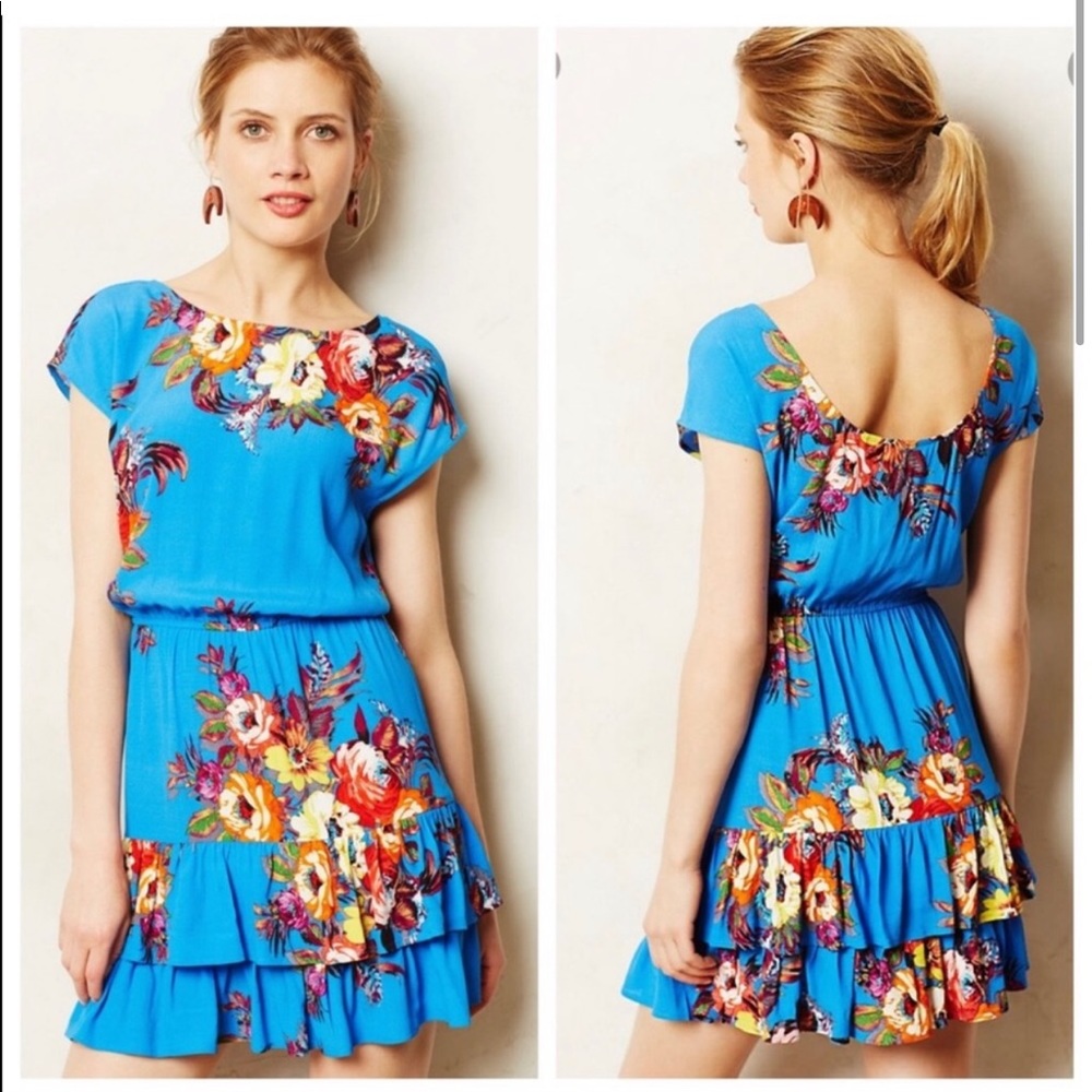 Anthropologie Mandra Floral Dress - Konrad and Joseph